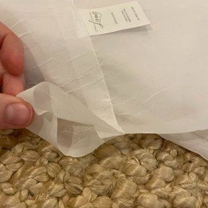 White Sheer Window Panels